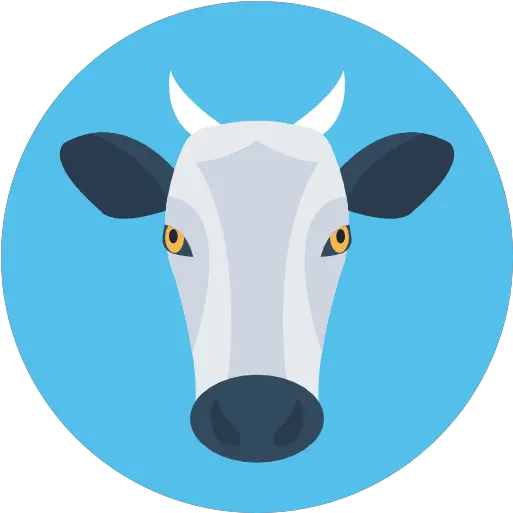  Cow Free Animals Icons Maadu Png Cow Icon Png