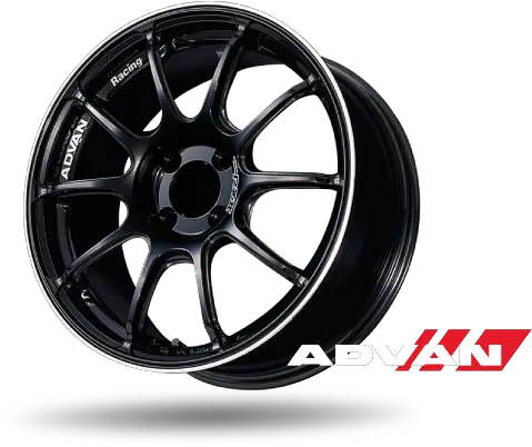  Yokohama Advan Wheels Advan Sport Rim Racing 18 Png Car Wheel Png