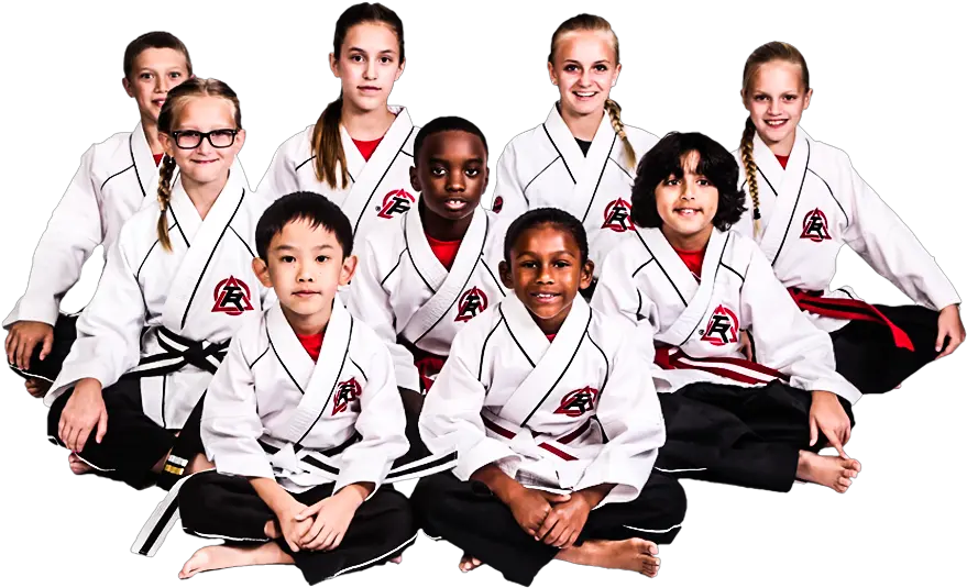  Download Tiger Rock Martial Arts Kids Sitting Karate Dobok Png Karate Png