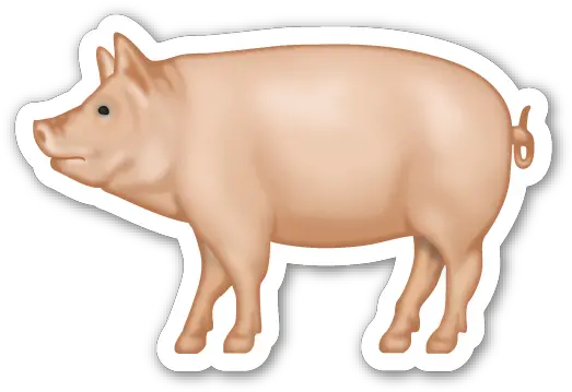  Pin Animal Figure Png Pig Emoji Png