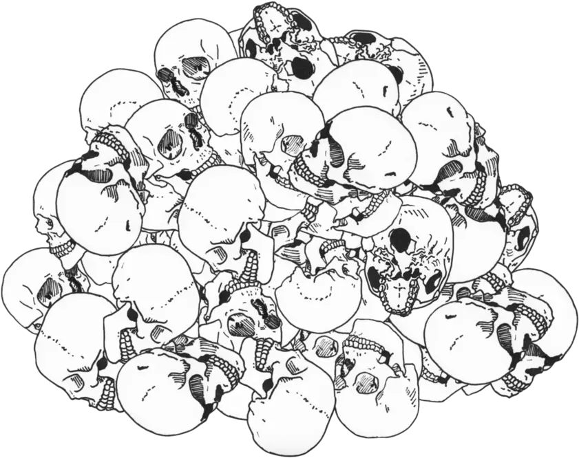  E Pluribus Unum April Steele Png Pile Of Skulls Png