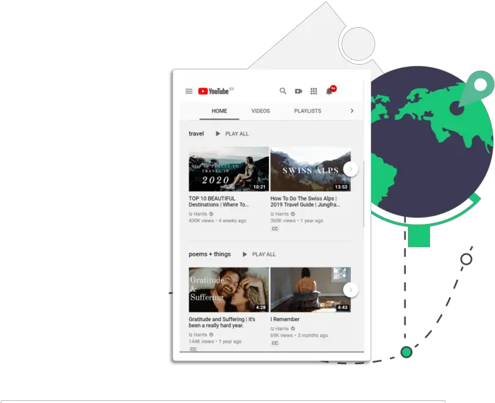  Find Youtube Influencers Online Advertising Png Youtube Logo 2019