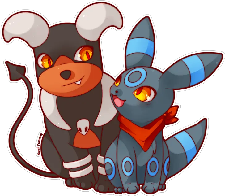  Yelling Clipart Office Supervisor Umbreon And Houndoom Png Umbreon Transparent