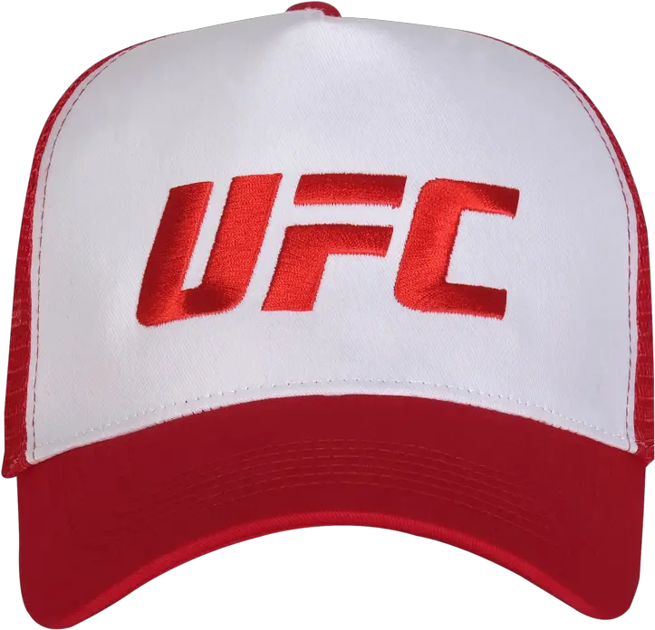  Ufc Embroidered Trucker Cap Large Logo Baseball Cap Png Ufc Logo Png