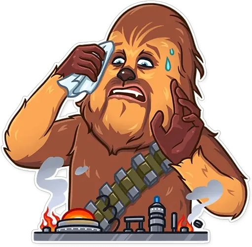  Chewbacca Telegram Sticker Chewbacca Telegram Stickers Png Chewbacca Png