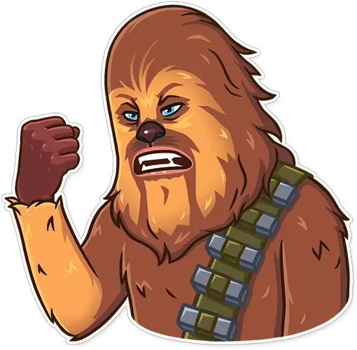  Chewbacca Telegram Sticker Chewbacca Sticker Whatsapp Png Chewbacca Png