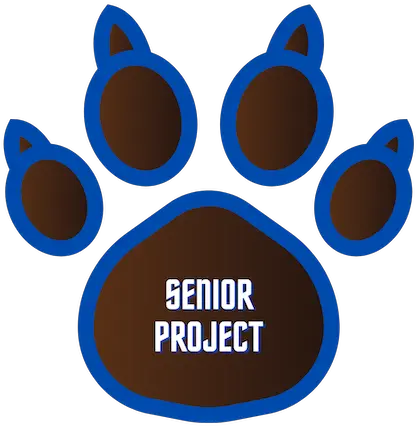  Seniors 2022 Thunderridge High School Vector Cats Paw Png Project Icon Transparent