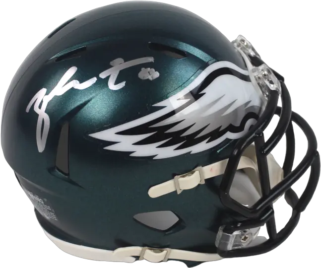  Zach Ertz Autograph Philadelphia Eagles Face Mask Png Eagles Helmet Png