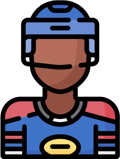  Hockey Player Free People Icons Football Face Mask Png Hockey Player Icon