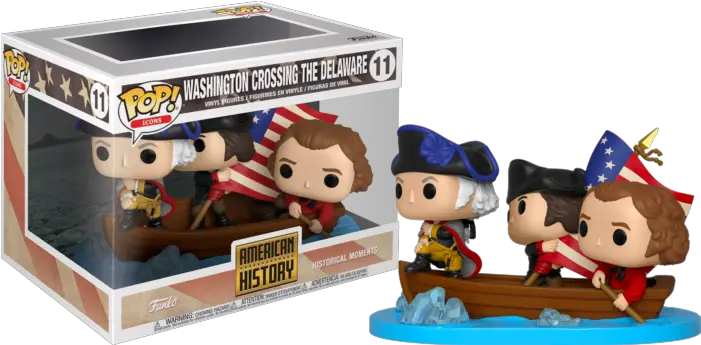  American History George Washington Crossing The Delaware Washington Crossing The Delaware Funko Pop Png Crossed Pool Cue Icon