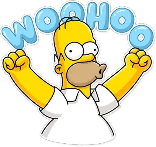  Homer Simpson Telegram Sticker Homer Simpson Png Homer Png