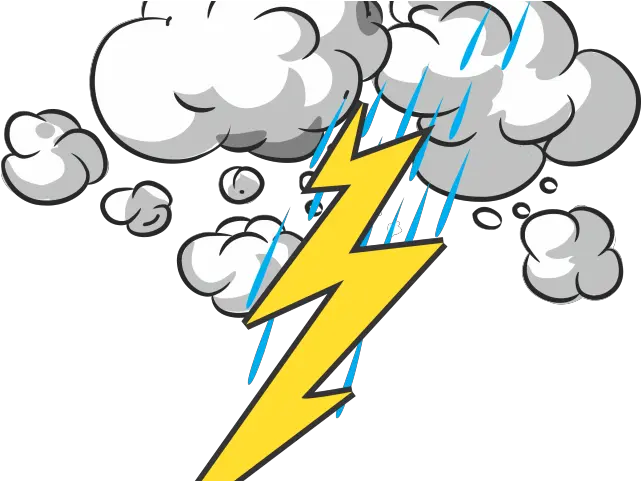  Download Thunder And Lightning Clipart Thunder And Transparent Background Thunder Clipart Png Yellow Lightning Png