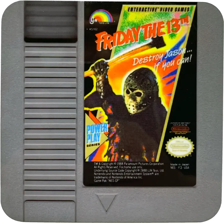  Friday The 13th Nes Drink Coaster U2013 Unmasked Friday The 13th Video Game Png Friday The 13th Game Png