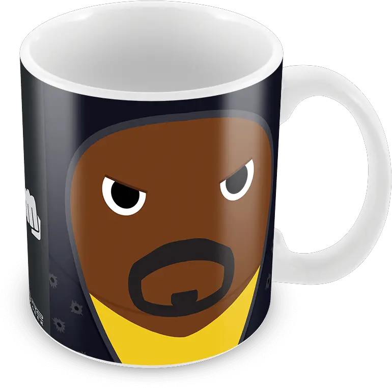  Download Hd Caneca Luke Cage Mug Transparent Png Image Mug Luke Cage Png