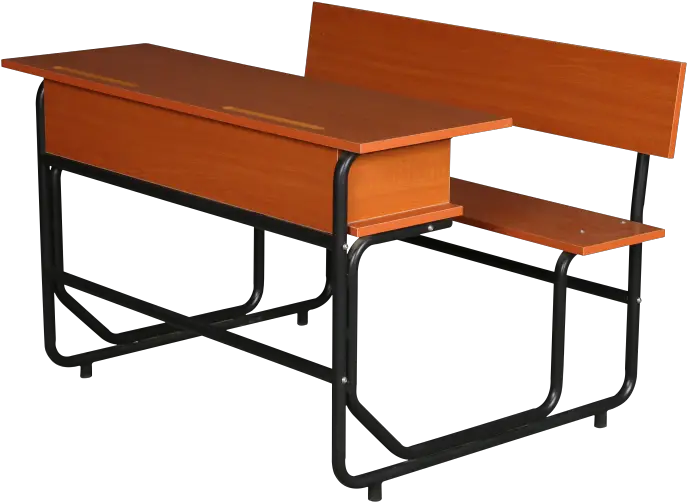  Mdf Double School Desk And Bench Student Attached Chairs Primary Furniture Buy Primary School Furnituredouble School Desk And Writing Desk Png School Desk Png