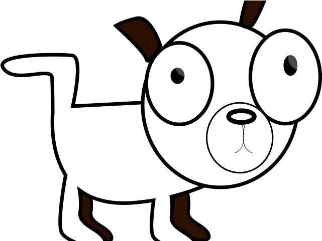  Black And White Dog Clipart Funny Dog Clipart Png Funny Dog Png