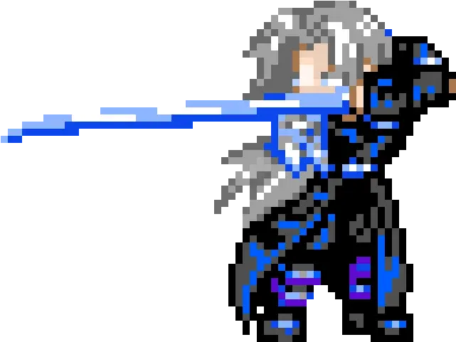  Sephiroth Final Fantasy Sephiroth Pixel Art Png Sephiroth Png