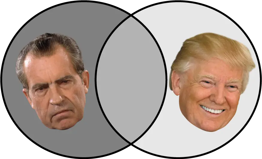  Trump Vs Nixon A Look Nixon And Trump Comparison Png Donald Trump Head Transparent