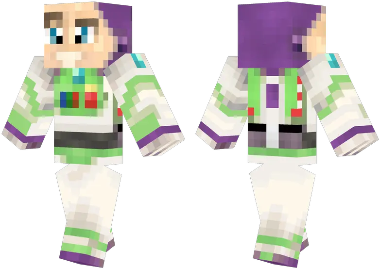  Buzz Lightyear Minecraft Skins Skin For Minecraft Toy Story Png Buzz Lightyear Transparent