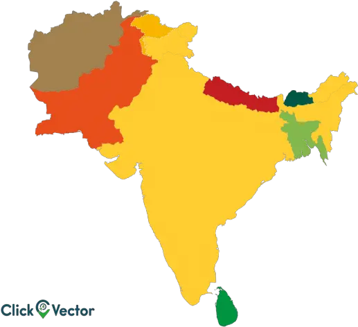  India Map Icon Vector Stock Free Silhouette Png Photo South Asia Map Nap Icon