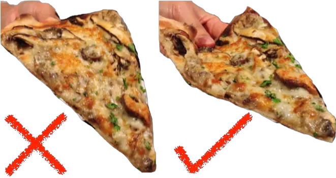  How Carl Friedrich Gauss Taught Us The Best Way To Hold A Best Way To Eat Pizza Png Pizza Slice Png