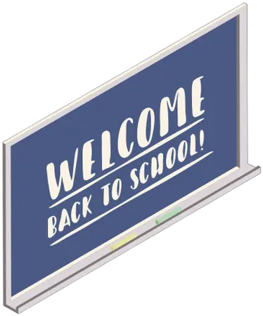  Welcome Back To School Board Chalk Flat Transparent Png Signage Back To School Png