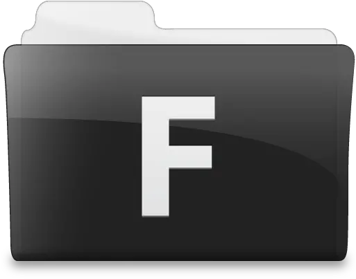  Folder Microsoft Frontpage Icon Black Icons Softiconscom Horizontal Png Keyboard Keys Icon