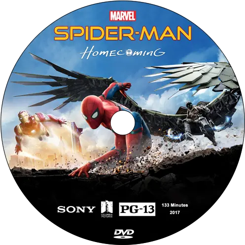  Spider Man Homecoming Disc Label Spider Man Homecoming Png Spiderman Homecoming Png