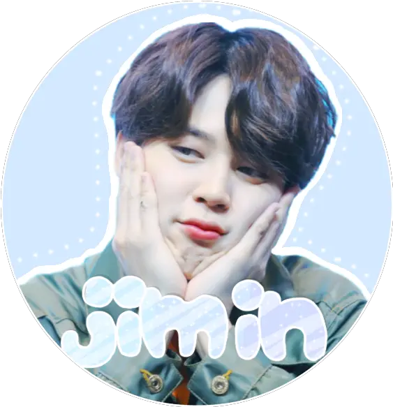  Jimin Bts Icon Sticker Portrait Photography Png Jimin Circle Icon