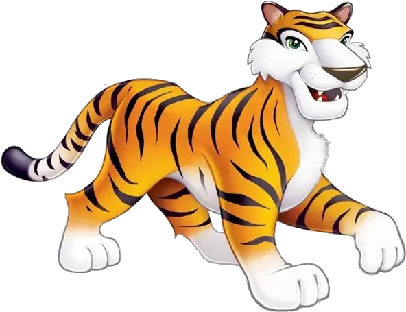  Tiger Cartoon Images Cutout Props Jungle Animals Ordinal Number Of Animals Png Jungle Animals Png