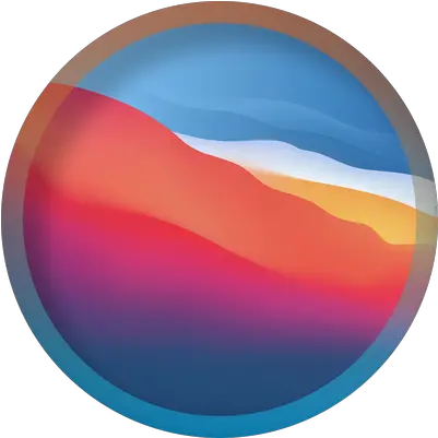  Big Sur Status Area Gnomelookorg Color Gradient Png Volume Icon In System Tray