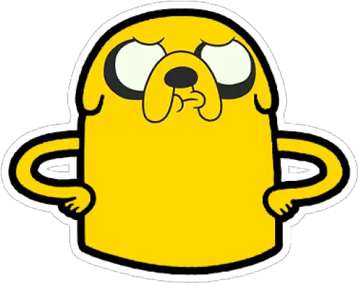  Sticker Maker Jake The Dog Adventure Time Sticker Png Jake The Dog Jake Png