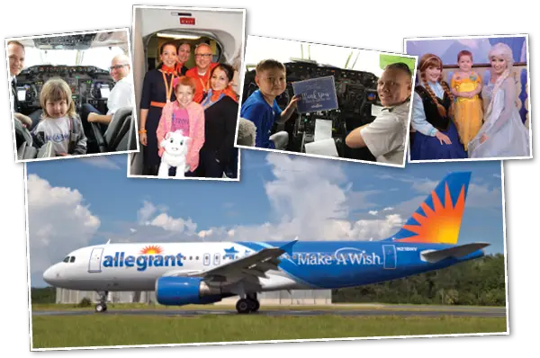  Make A Wish Allegiant Air Allegiant Make A Wish Png Make A Wish Logo Transparent