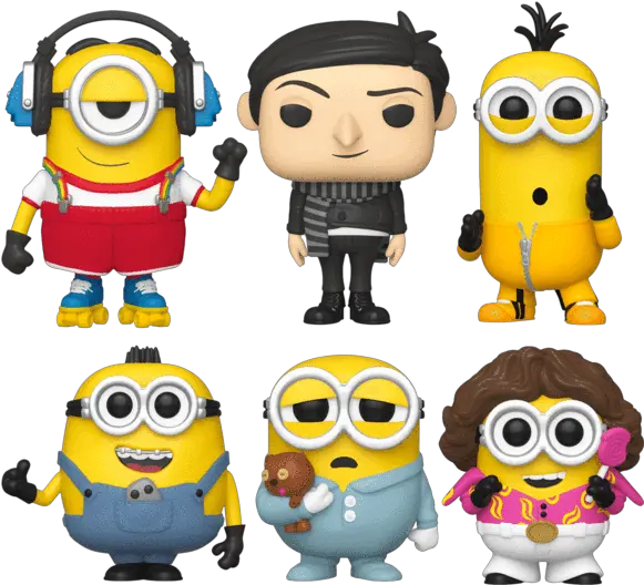  Minions 2 Rise Of Gru Pop Vinyl Bundle Minions 2 Funko Pop Png Gru Png