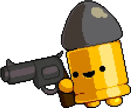  Bullet Kin Bullet From Enter The Gungeon Png Bullet Fire Png