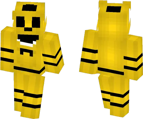  Download Golden Freddy Fazbear Minecraft Skin For Free Minecraft Skin With Green Sweater Png Freddy Fazbear Png