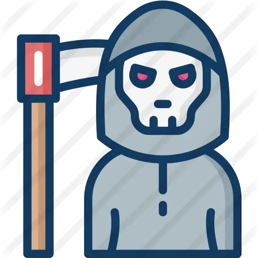  Grim Reaper Free Halloween Icons Clip Art Png Reaper Transparent