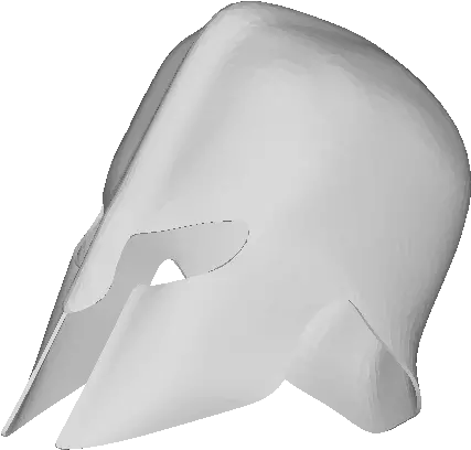  Spartan Helmet Quarter Split Pinshape Bottlenose Dolphin Png Spartan Helmet Png