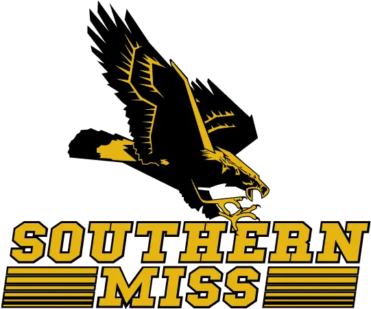  Southern Miss Golden Eagles Primary Old Southern Miss Logo Png Golden Eagle Logo