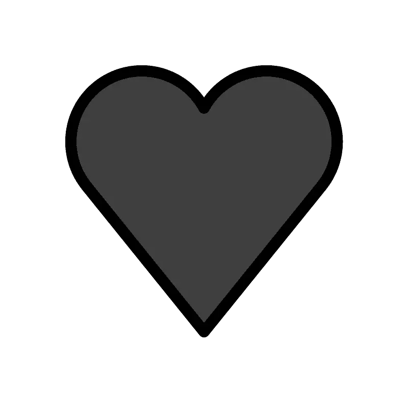  Grey Heart Black Outline Clip Art Heart Red And Black Png Heart Png Outline