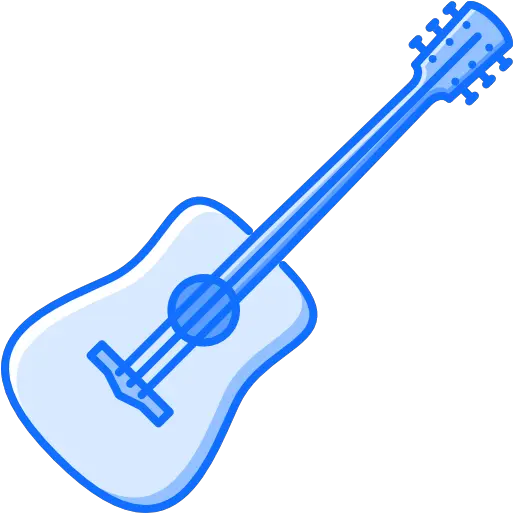  Acoustic Guitar Blue Guitar Icon Png Guitar Icon Png