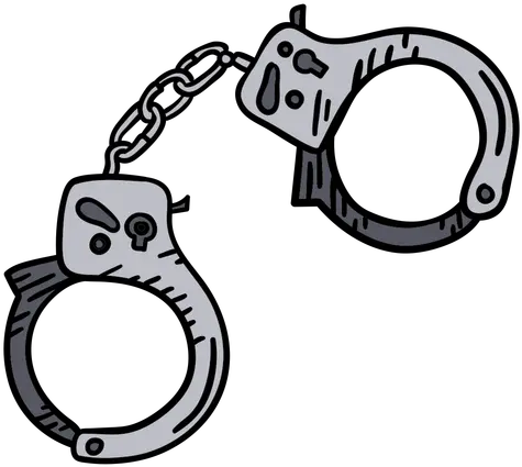  Transparent Png Svg Vector File Elementos Que Utilizan Los Policías Handcuffs Transparent