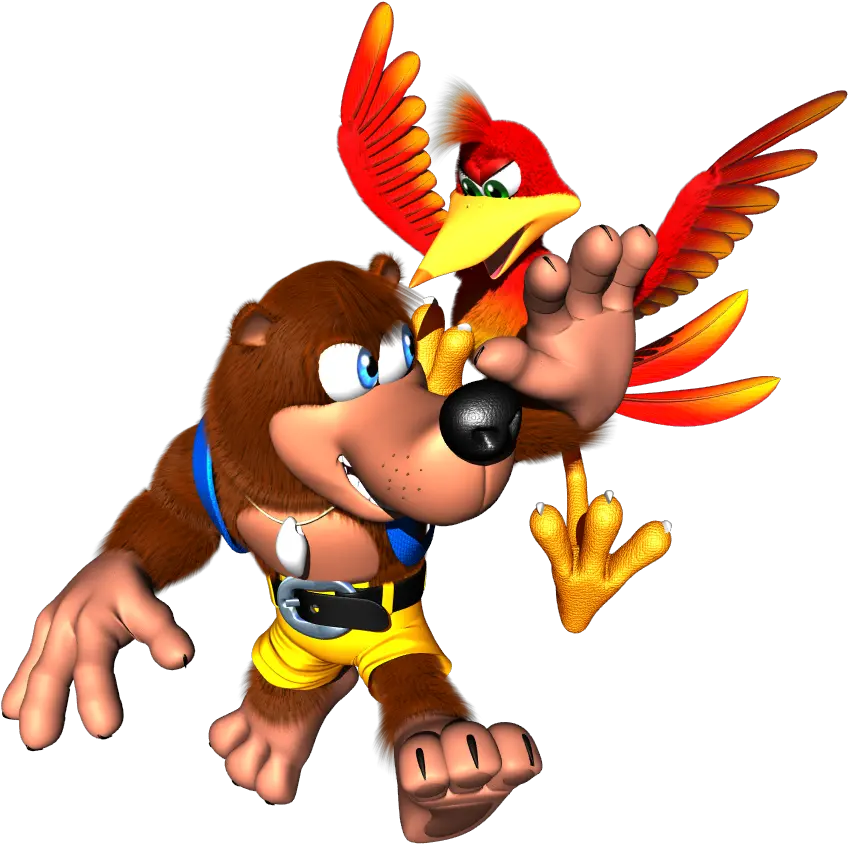  Banjo Banjo Kazooie Smash Render Transparent Png Banjo Kazooie Logo