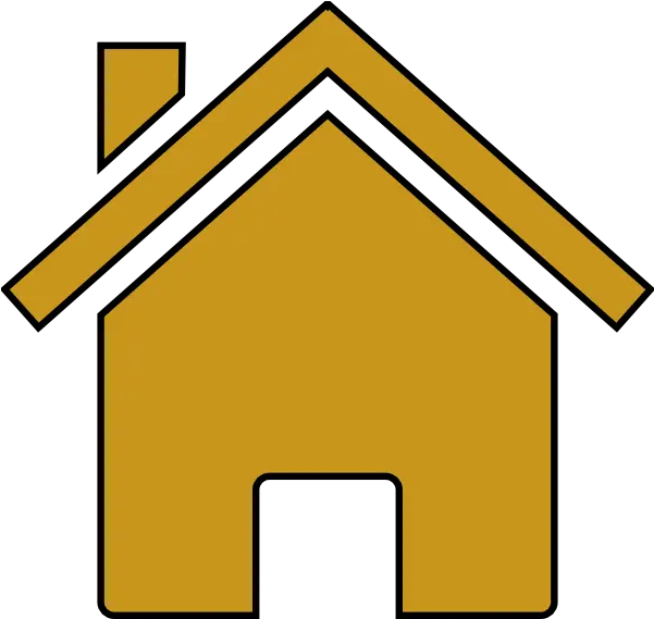  House Clipart Outline Image 635 Yellow House Cartoon Png Transparent Png House Outline Png