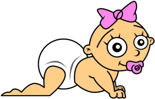  Free Baby Girl Crawling Clipart Png Baby Clipart Png