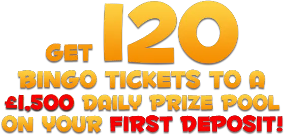  Season Bingo Get 120 Tickets With Your First Deposit Graphic Design Png Bingo Png