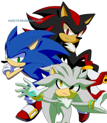  Sonic Silver Shadow To Cool Picmix Sonic Silver And Shadow Png Silver The Hedgehog Png