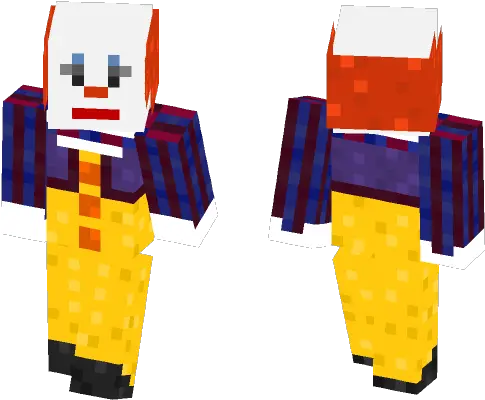  Download Pennywise The Dancing Clown Minecraft Skin For Free Pennywise Clown Minecraft Skin Png Pennywise Transparent