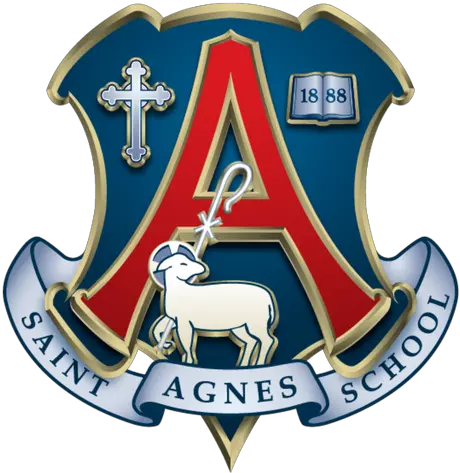  Logo And Branding Saint Agnes School Saint Agnes School Logo Png Anchor Logos