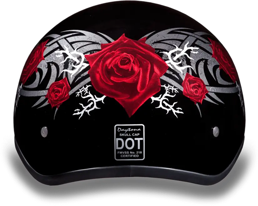  Dot Daytona Skull Cap W Rose Walmartcom Png Chicken Warrior Icon